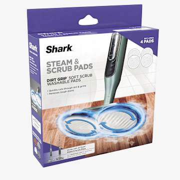 Shark XKITP7000C Tampons lavables Dirt Grip Soft Scrub