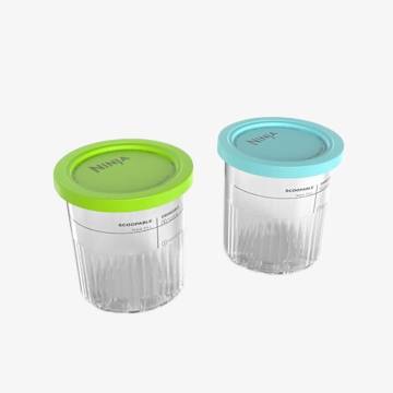 2 Pack CREAMi™ Deluxe Pint, Compatible with CREAMi® XL Deluxe NC500 Series