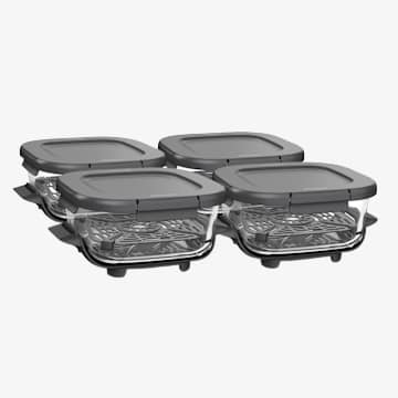 Ninja&reg; 6-Cup CleanCrisp&trade; Glass Container 4-PK Bundle