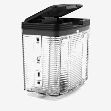 Water Reservoir with Flip-Top Lid