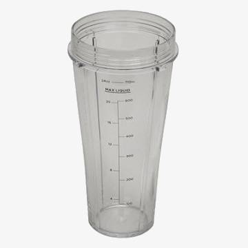 Vaso delgado para licuadora de alta velocidad de 23 oz