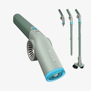 Shark BlastBoss All-in-One Air Blasting System with BlastBroom &ndash; Sage