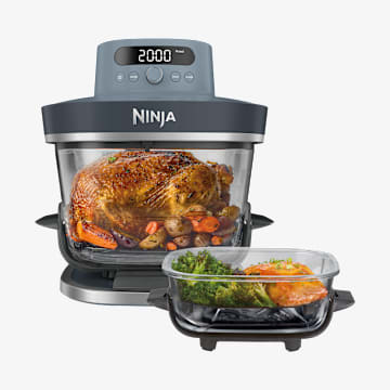 Ninja CRISPi Pro - 7-in-1 Airfryer met glazen vershoudschalen - Marineblauw