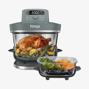 Ninja CRISPi Pro - 7-in-1 Airfryer met glazen vershoudschalen - Asgrijs