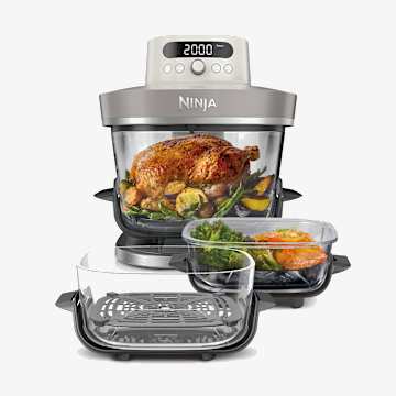 Ninja CRISPi PRO 7-in-1 Glass Air Fryer - Bone Family Set