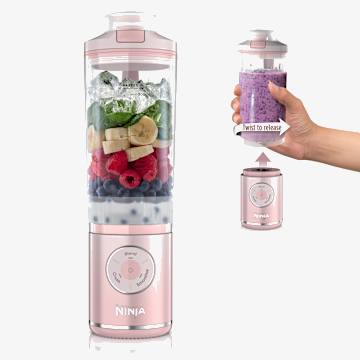 Ninja Blast&trade; Max Cordless Portable Blender Dusty Pink
