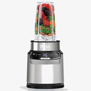 Ninja&reg; Nutri-Blender Pro con Auto-iQ&reg;, 1100 vatios de potencia m&aacute;xima, Licuadora personal