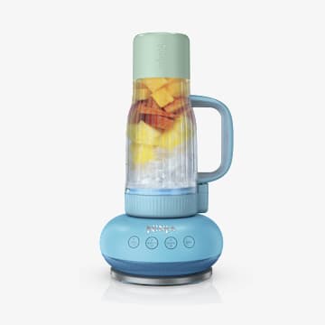 Ninja BlendBOSS&trade; Tumbler Blender with 26oz Travel Tumbler & Removable Straw, Blue Raspberry