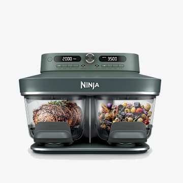 Ninja Crispi&reg; DualZone&trade; Dual Basket Glass Air Fryer in Vista Green