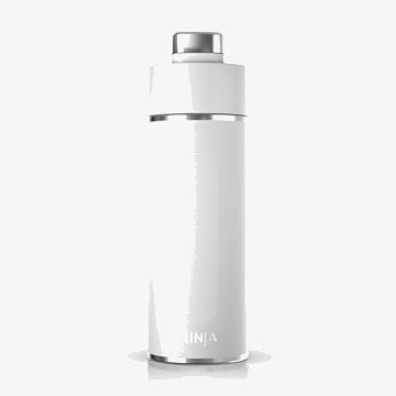 Ninja Thirsti™ 709mL. Travel Bottle, White
