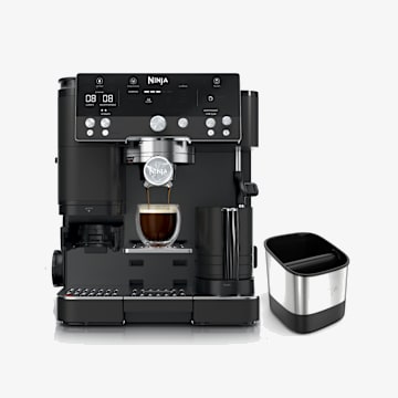 Cafetera Ninja Luxe&trade; para Espresso y Knockbox Ninja Luxe&trade; Combo