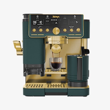 Ninja Luxe Caf&eacute; Pro Espresso Machine - Emerald & Gold ES701UKGNGD
