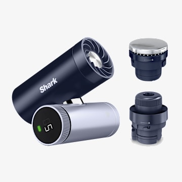 Ventilatore portatile Shark ChillPill 3-in-1 con custodia da viaggio &ndash; Blu notte