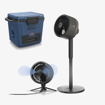 Ventilateur Shark FlexBreeze et glacière FrostVault™ 30 pt Ninja ensemble