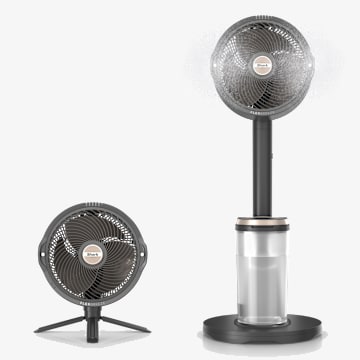 Shark FlexBreeze&trade; Pro Mist Indoor Outdoor Pedestal & Table Fan With Water Tank