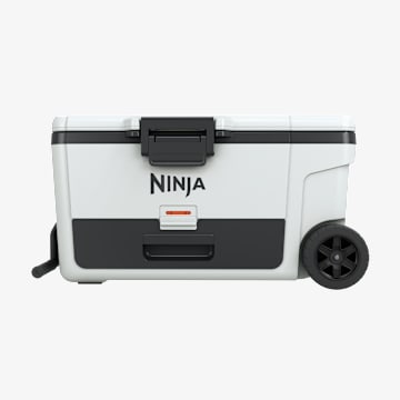 Ninja FrostVault 61L Glaci&egrave;re roulante avec zone s&egrave;che, Blanc nuage FB265EUUKWH