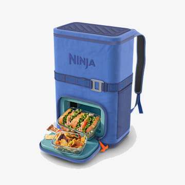 Glaci&egrave;re sac &agrave; dos souple d&rsquo;ext&eacute;rieur Ninja FrostVault Go 17&nbsp;litres 24&nbsp;canettes avec tiroir Dry Zone - Bleu de cobalt