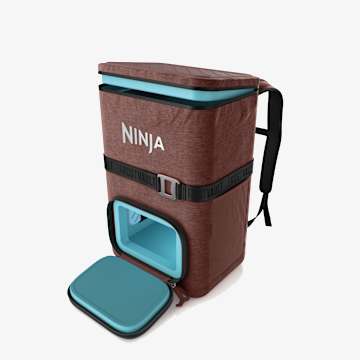 Ninja Outdoor FrostVault&trade; Go 36-Can Backpack Soft Cooler with Cold Dry Zone, Canyon Red