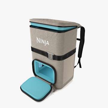 Ninja Outdoor FrostVault&trade; Go 36-Can Backpack Soft Cooler with Cold Dry Zone, Birch Beige