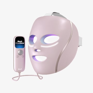 Masque LED Shark CryoGlow avec rafra&icirc;chissement du contour des yeux - Rose