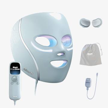 Shark&trade; CryoGlow&trade; Infrarrojo rojo y azul iQLED Mascarilla facial y refrigeraci&oacute;n debajo de los ojos