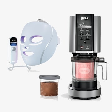 Shark&trade; CryoGlow&trade; Azul y Ninja&trade; CREAMi&trade; Combo