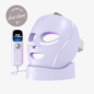 Shark CryoGlow Blemish Repair Mask with Charging Stand - Lilac Chill