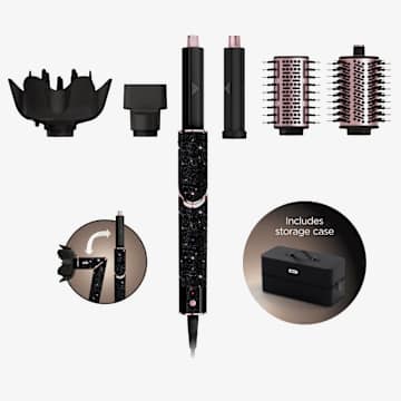 Syst&egrave;me de coiffage et de s&eacute;chage &agrave; air Shark FlexStyle&reg; &Eacute;tincelle en Noir Diamant