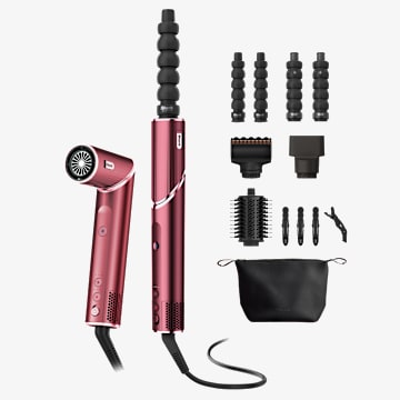 Shark FlexStyle 5-in-1  Fohn en Multistyler - met etui - Cherry