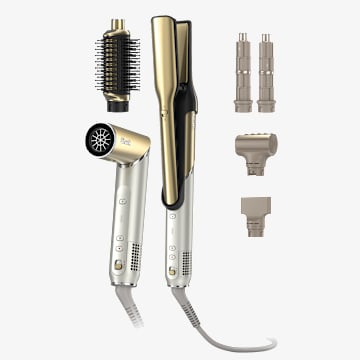 Shark Glam&trade; 5-in-1 Air Styler & Straightener in Gold