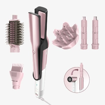 Shark&reg; Glam&trade; Multiestilizador de Cer&aacute;mica y Aire Potente con Difusor, Pink