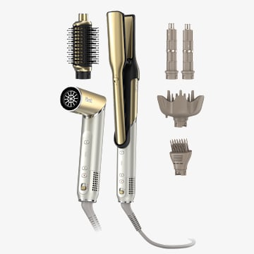 Shark Glam&trade; Sistema de Peinado y Secado con Cer&aacute;mica y Potente Flujo de Aire con difusor