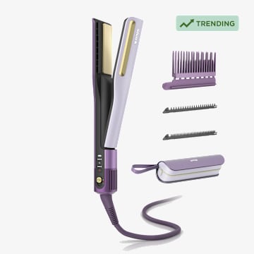 Shark SilkiPro&trade; Straight Wet to Dry Straightener + Rapid Blow Dryer with Travel Case
