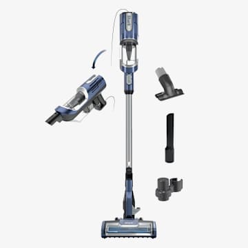 Aspirateur-balai filaire ultraléger Shark HZ600C Pet Pro avec technologie PowerFins et brosse rotative autonettoyante