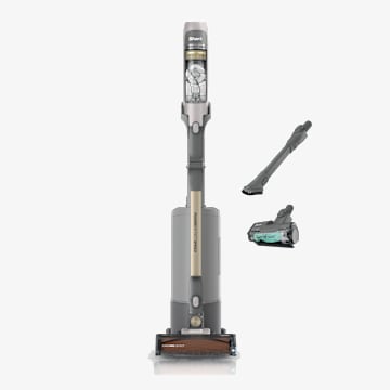 Shark PowerDetect Speed Pet Pro Clean & Empty Steelstofzuiger met laad-leegstation, Grijs