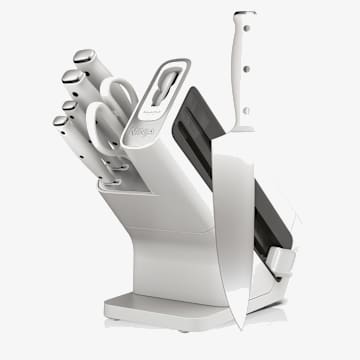 Ninja NeverDull&trade; 7-Piece Essential Prep Knife System with Built-in Sharpener, White