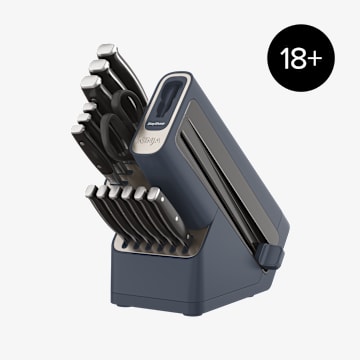 Ninja Foodi StaySharp Knife Block with Integrated Sharpener Deluxe 14-Piece Set - Cyber Space K32014UKCYD