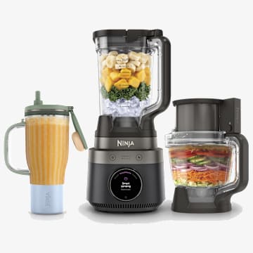Robot multifonction 3-en-1 Ninja CrushBOSS - Blender, robot culinaire & blender-gourde - Onyx