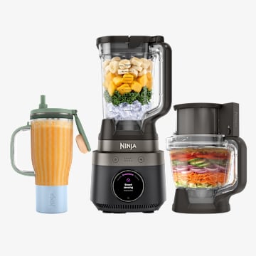 Ninja CrushBOSS 3-in-1 Kitchen System with Food Processor & Tumbler - Onyx