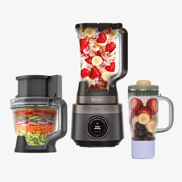 Ninja CrushBOSS 3-in-1 Kitchen System with Food Processor & Tumbler - Onyx