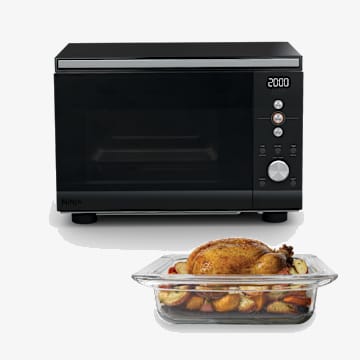 Ninja Crispi&trade; Countertop Microwave and Air Fryer in Black