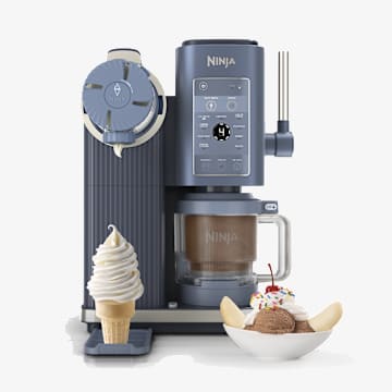 Ninja CREAMi Scoop & Swirl Soft Serve Ice Cream Machine