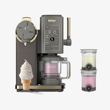 Ninja CREAMi Scoop & Swirl 13-in-1 Ice Cream and Soft Serve Maker - Mocha