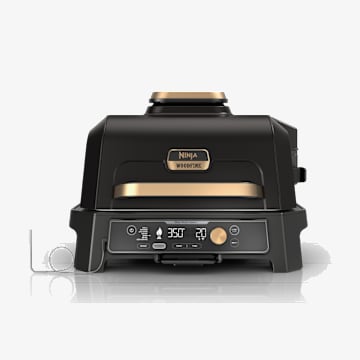 Ninja Woodfire Premium XL BBQ Grill in Black and Gold