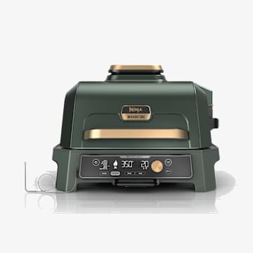Ninja Woodfire Premium XL BBQ Grill in Green and Gold