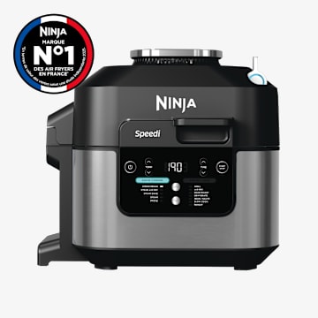 Ninja Speedi Multicuiseur Rapide et Air Fryer 12-en-1 5,7 L &ndash; Noir ON500EU