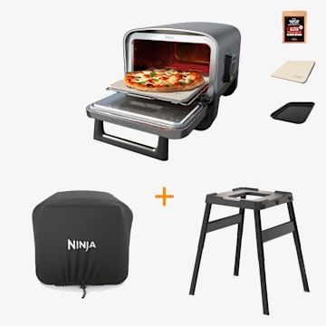 Four extérieur 8-en-1 Woodfire™ de Ninja (avec housse de protection de qualité supérieure et support réglable)