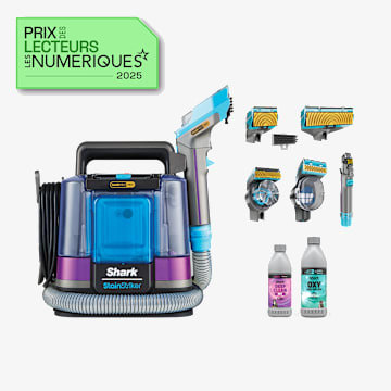 Shark StainStriker HairPro Pet - Shampouineuse Nettoyeur D&eacute;tacheur Tapis, Canap&eacute; & Animaux