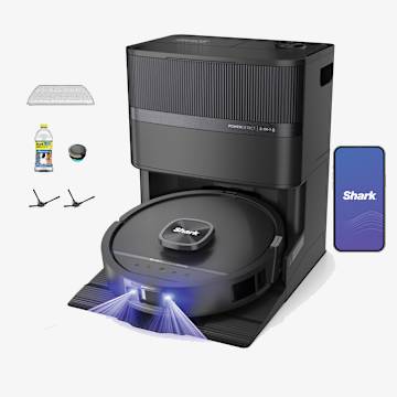 Shark&reg; PowerDetect&trade; UV Reveal&trade; 2-In-1 Vac & Mop in Black
