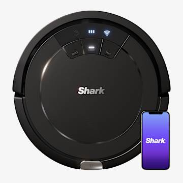 Shark RV754CA ION Robot Vacuum, Wi-Fi Connected, Multi-Surface Cleaning, Black